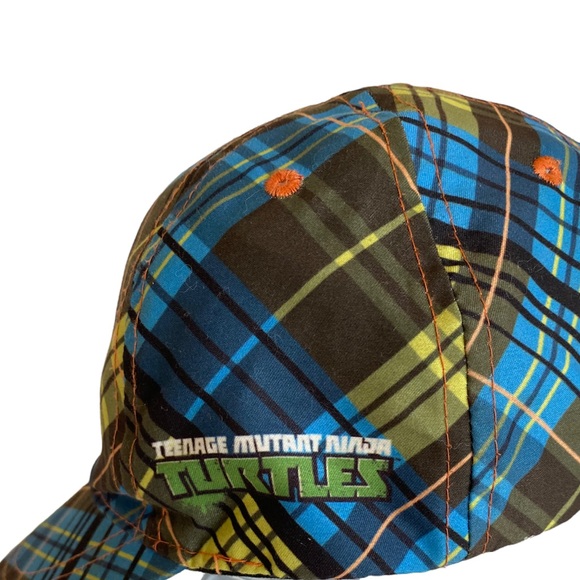 Nickelodeon Teenage Mutant Ninja Turtles TMNT Plaid  Baseball Cap - Picture 3 of 9